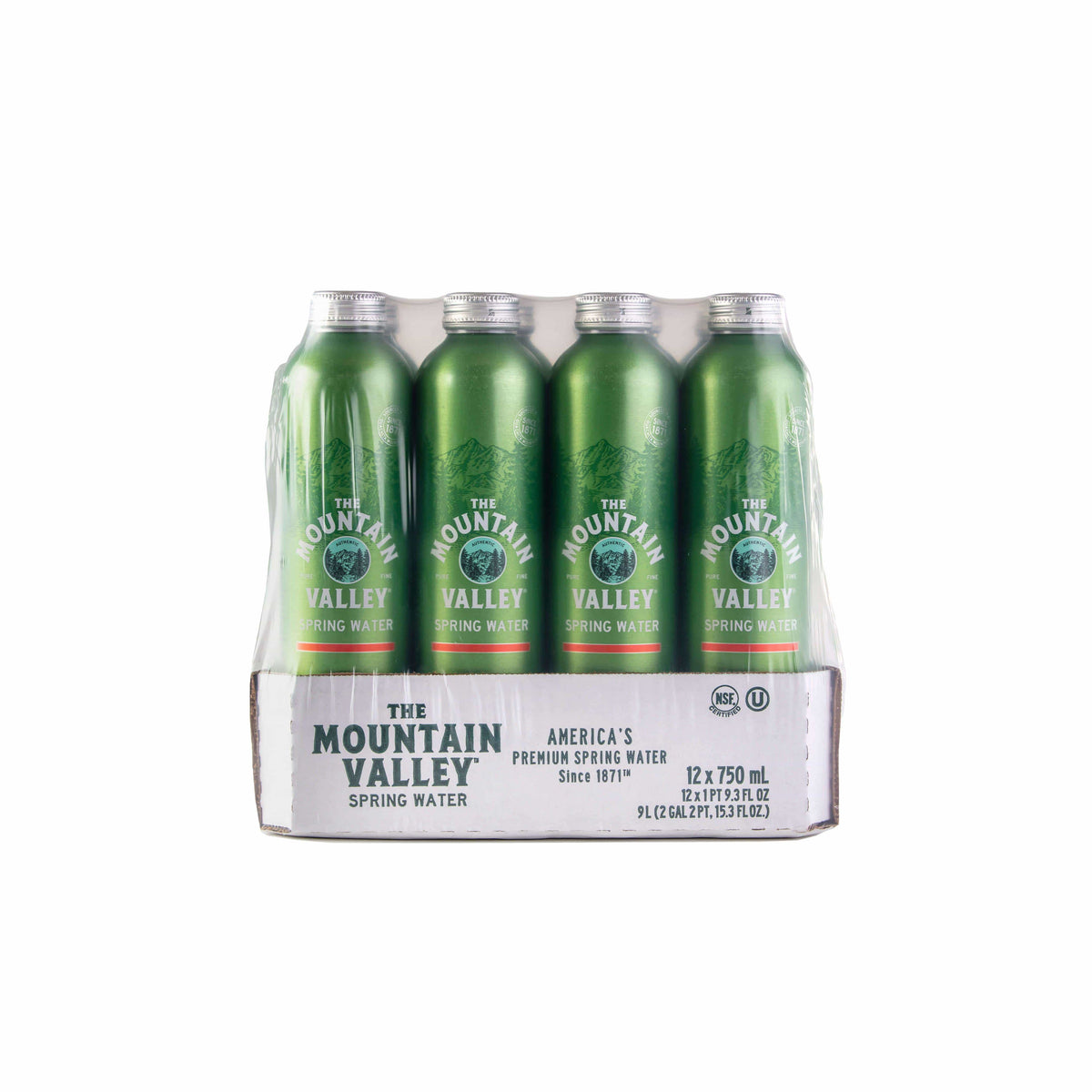 12 Pack) RAIN Pure Mountain Spring Water